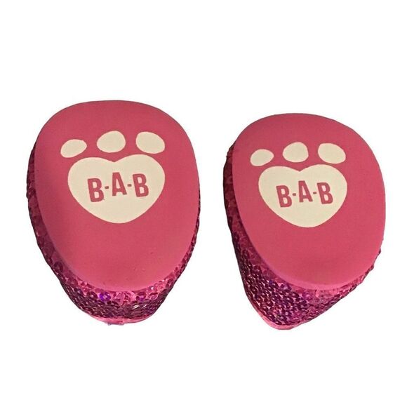 Build A Bear Pink Sparkly Sequin Shoes - Picture 3 of 3